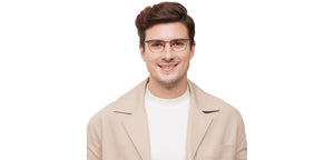 Black Rectangle Full Rim Unisex Eyeglasses by Lenskart Air-213107