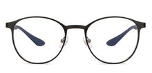 Load image into Gallery viewer, Black Round Full Rim Unisex Eyeglasses by John Jacobs-206788