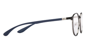 Black Round Full Rim Unisex Eyeglasses by John Jacobs-206788