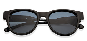 Black Round Full Rim Unisex Sunglasses by John Jacobs-208167