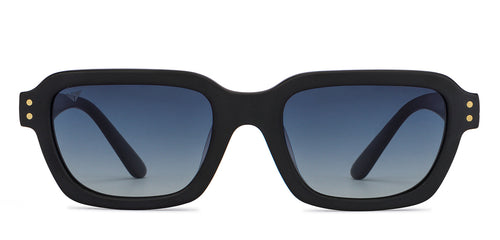 Black Square Full Rim Unisex Sunglasses by Vincent Chase Polarized-200587