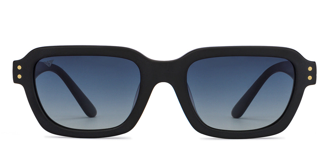Black Square Full Rim Unisex Sunglasses by Vincent Chase Polarized-200587