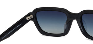 Black Square Full Rim Unisex Sunglasses by Vincent Chase Polarized-200587