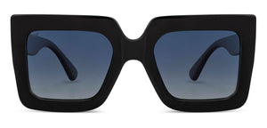 Black Square Full Rim Unisex Sunglasses by Vincent Chase Polarized-151554