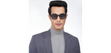 Load image into Gallery viewer, Black Wayfarer Full Rim Unisex Sunglasses by John Jacobs-207050