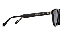 Load image into Gallery viewer, Black Wayfarer Full Rim Unisex Sunglasses by John Jacobs-207050
