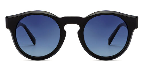 Black Wayfarer Full Rim Unisex Sunglasses by John Jacobs-201701