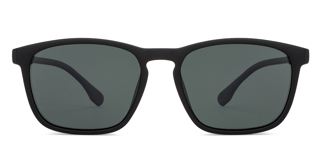 Black Wayfarer Full Rim Unisex Sunglasses by Vincent Chase Polarized-204838