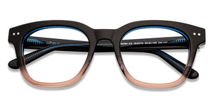 Black Square Full Rim Unisex Eyeglasses by John Jacobs-153073
