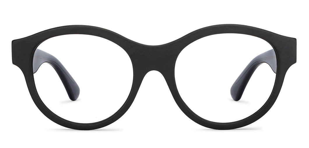 Black Round Full Rim Unisex Eyeglasses by Vincent Chase Online-200601
