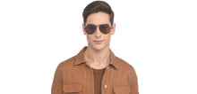 Load image into Gallery viewer, Black Aviator Full Rim Unisex Sunglasses by Vincent Chase Polarized-208873