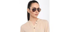 Load image into Gallery viewer, Black Aviator Full Rim Unisex Sunglasses by Vincent Chase Polarized-208873