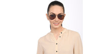 Load image into Gallery viewer, Black Aviator Full Rim Unisex Sunglasses by Vincent Chase Polarized-208873