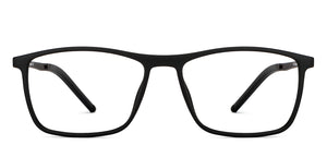Black Rectangle Full Rim Unisex Eyeglasses by Lenskart Air-152986