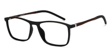 Load image into Gallery viewer, Black Rectangle Full Rim Unisex Eyeglasses by Lenskart Air-152986
