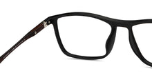 Load image into Gallery viewer, Black Rectangle Full Rim Unisex Eyeglasses by Lenskart Air-152986