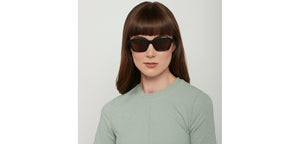 Black Rectangle Full Rim Unisex Sunglasses by Vincent Chase Polarized-151872