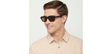 Load image into Gallery viewer, Black Rectangle Full Rim Unisex Sunglasses by Vincent Chase Polarized-151872