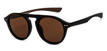 Load image into Gallery viewer, Black Round Full Rim Unisex Sunglasses by Vincent Chase Polarized-151878