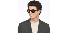 Load image into Gallery viewer, Black Square Full Rim Unisex Sunglasses by John Jacobs-208151
