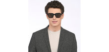 Load image into Gallery viewer, Black Square Full Rim Unisex Sunglasses by John Jacobs-208151
