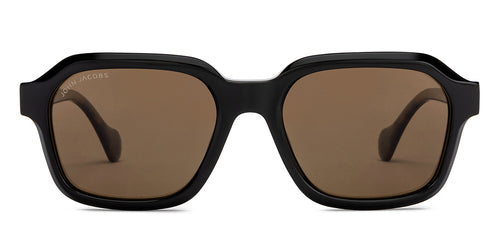 Black Square Full Rim Unisex Sunglasses by John Jacobs-208151