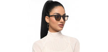 Load image into Gallery viewer, Black Wayfarer Full Rim Unisex Sunglasses by Vincent Chase Polarized-210611