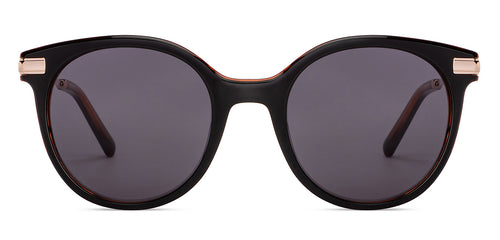 Black Wayfarer Full Rim Unisex Sunglasses by John Jacobs-152727