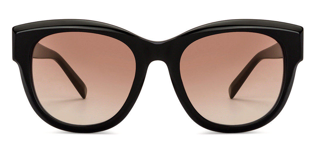 Black Wayfarer Full Rim Unisex Sunglasses by John Jacobs-201686