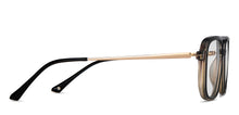 Load image into Gallery viewer, Black Rectangle Full Rim Unisex Eyeglasses by John Jacobs-150104