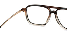 Load image into Gallery viewer, Black Rectangle Full Rim Unisex Eyeglasses by John Jacobs-150104