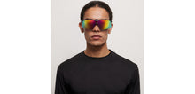 Load image into Gallery viewer, Black Sports Full Rim Unisex Sunglasses by Lenskart Boost-209831