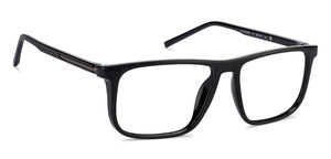 Black Rectangle Full Rim Unisex Eyeglasses by Lenskart Air Online-129709