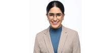 Load image into Gallery viewer, Black Aviator Full Rim Unisex Eyeglasses by John Jacobs-209673