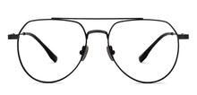 Load image into Gallery viewer, Black Aviator Full Rim Unisex Eyeglasses by John Jacobs-209673