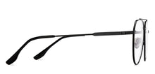 Load image into Gallery viewer, Black Aviator Full Rim Unisex Eyeglasses by John Jacobs-209673