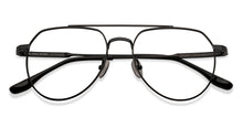 Load image into Gallery viewer, Black Aviator Full Rim Unisex Eyeglasses by John Jacobs-209673