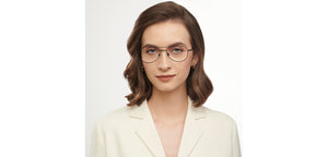 Black Aviator Full Rim Unisex Eyeglasses by John Jacobs-201396