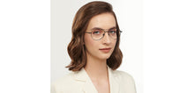 Load image into Gallery viewer, Black Aviator Full Rim Unisex Eyeglasses by John Jacobs-201396