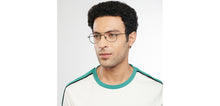 Load image into Gallery viewer, Black Aviator Full Rim Unisex Eyeglasses by John Jacobs-201396
