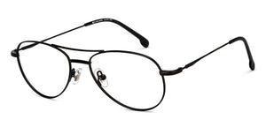 Black Aviator Full Rim Unisex Eyeglasses by John Jacobs-201396