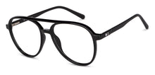 Load image into Gallery viewer, Black Aviator Full Rim Unisex Eyeglasses by John Jacobs-150882