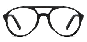 Black Aviator Full Rim Unisex Eyeglasses by Vincent Chase-152912