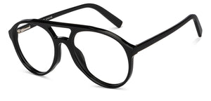 Black Aviator Full Rim Unisex Eyeglasses by Vincent Chase-152912