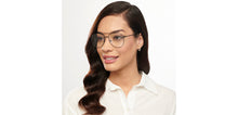 Load image into Gallery viewer, Black Aviator Full Rim Unisex Eyeglasses by Vincent Chase-205441