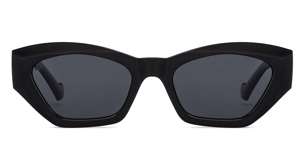 Black Cat Eye Full Rim Women Sunglasses by Vincent Chase Polarized-204213