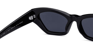 Black Cat Eye Full Rim Women Sunglasses by Vincent Chase Polarized-204213