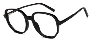 Black Geometric Full Rim Unisex Eyeglasses by Vincent Chase-152898