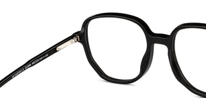 Black Geometric Full Rim Unisex Eyeglasses by Vincent Chase-152898