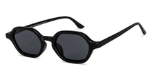 Load image into Gallery viewer, Black Geometric Full Rim Unisex Sunglasses by Vincent Chase Polarized-201181